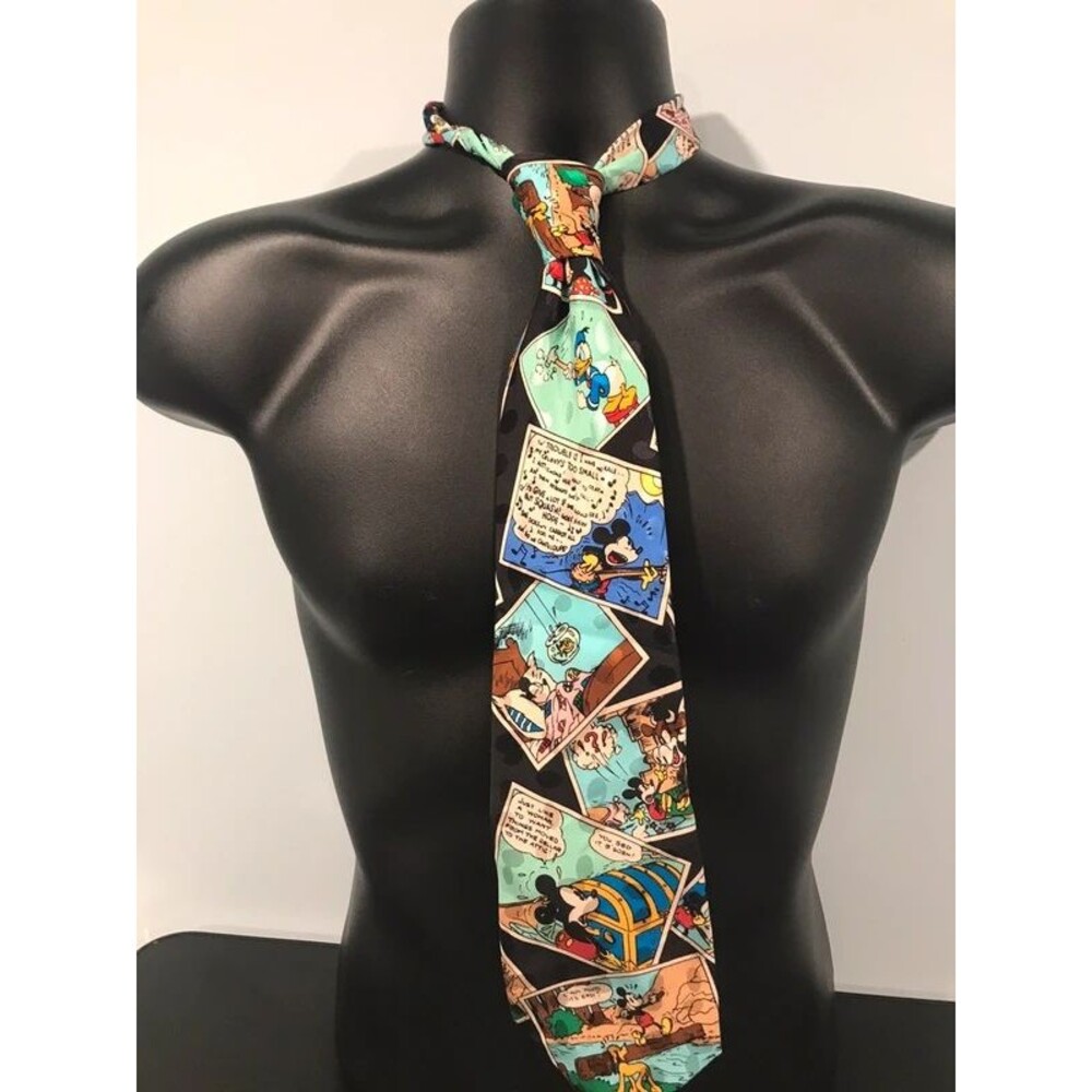 Vintage Silk Mickey Mouse Comic Tie